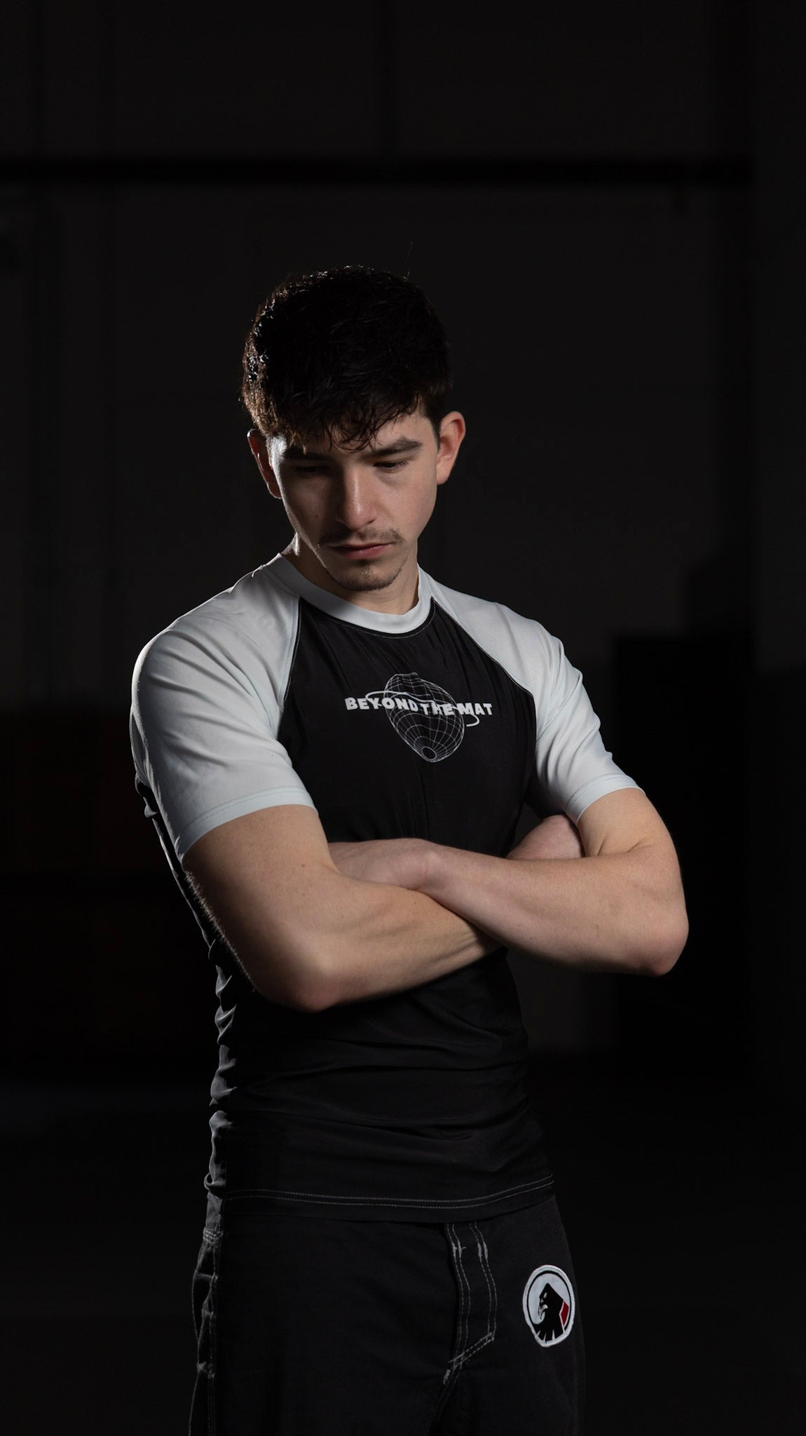 White Belt Ranked Rash Guard