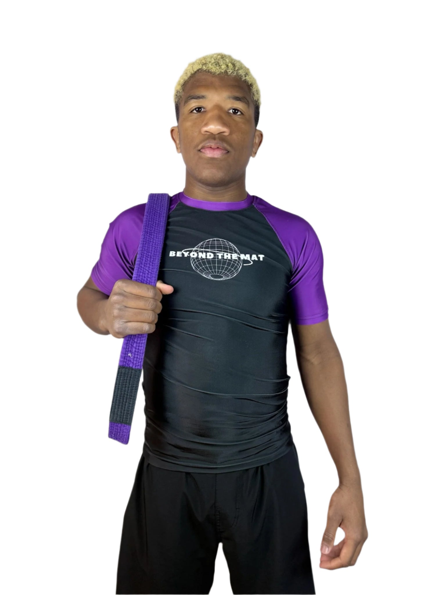 RANKED Purple Rash Guard – Beyond The Mat