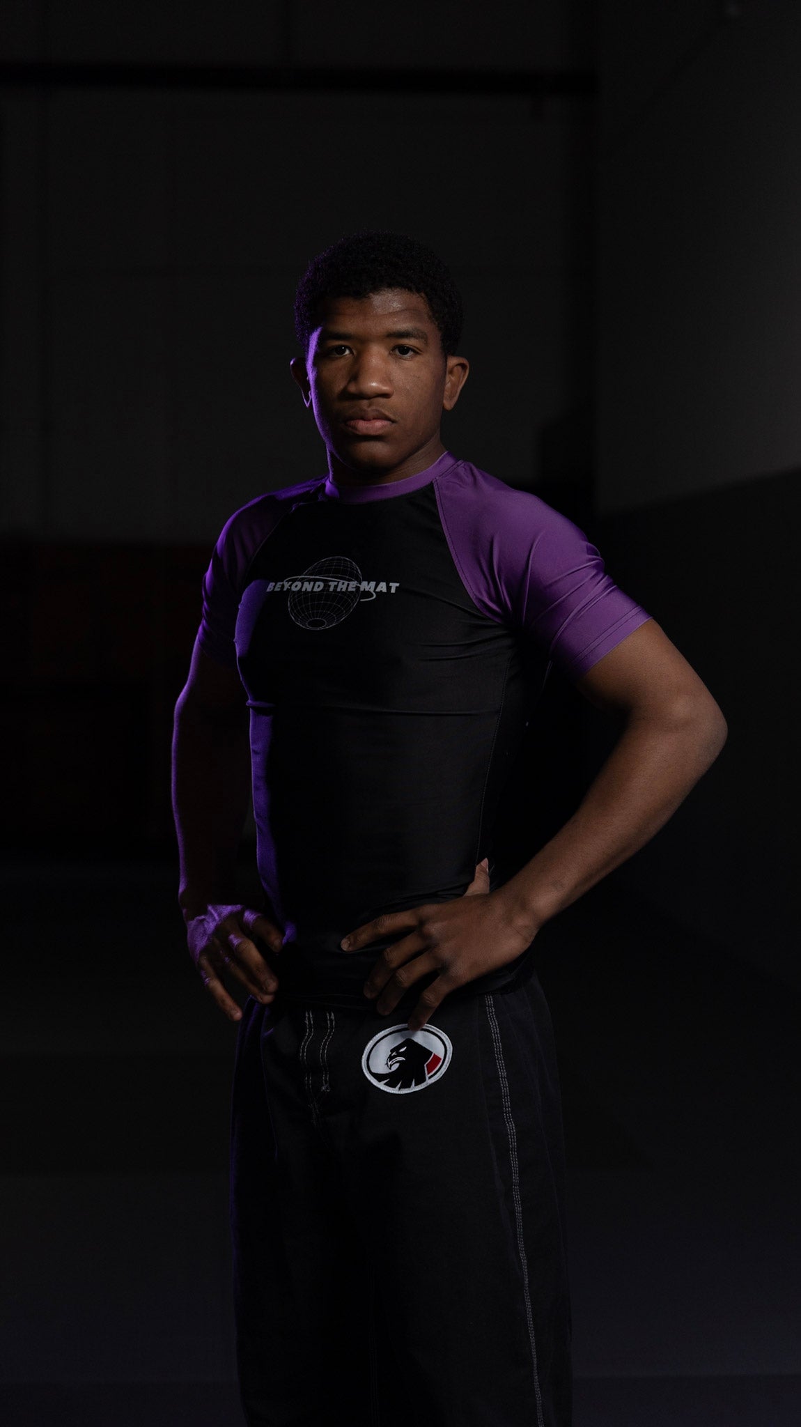 Purple Belt Ranked Rash Guard