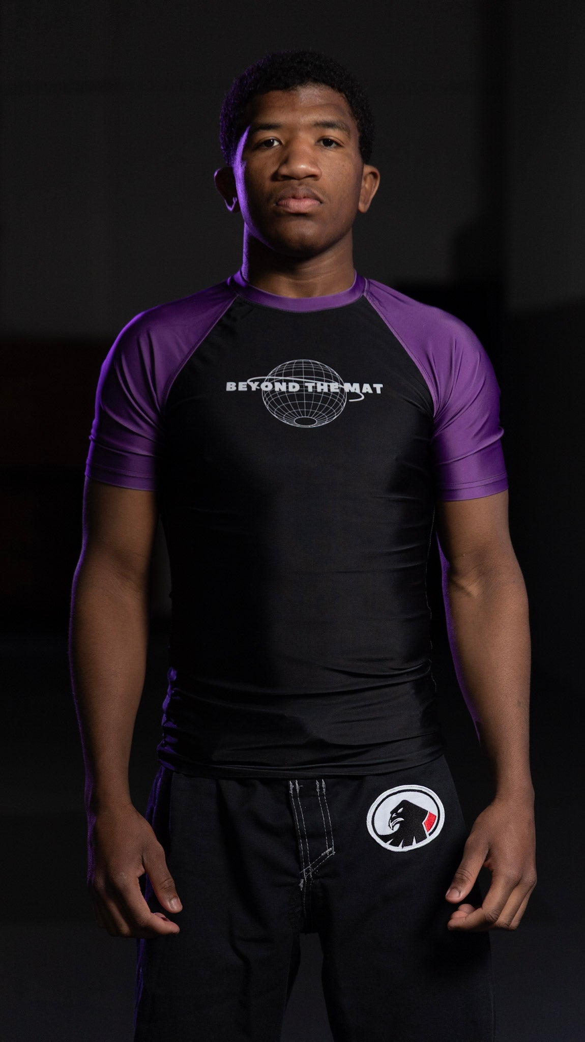 Purple Belt Ranked Rash Guard
