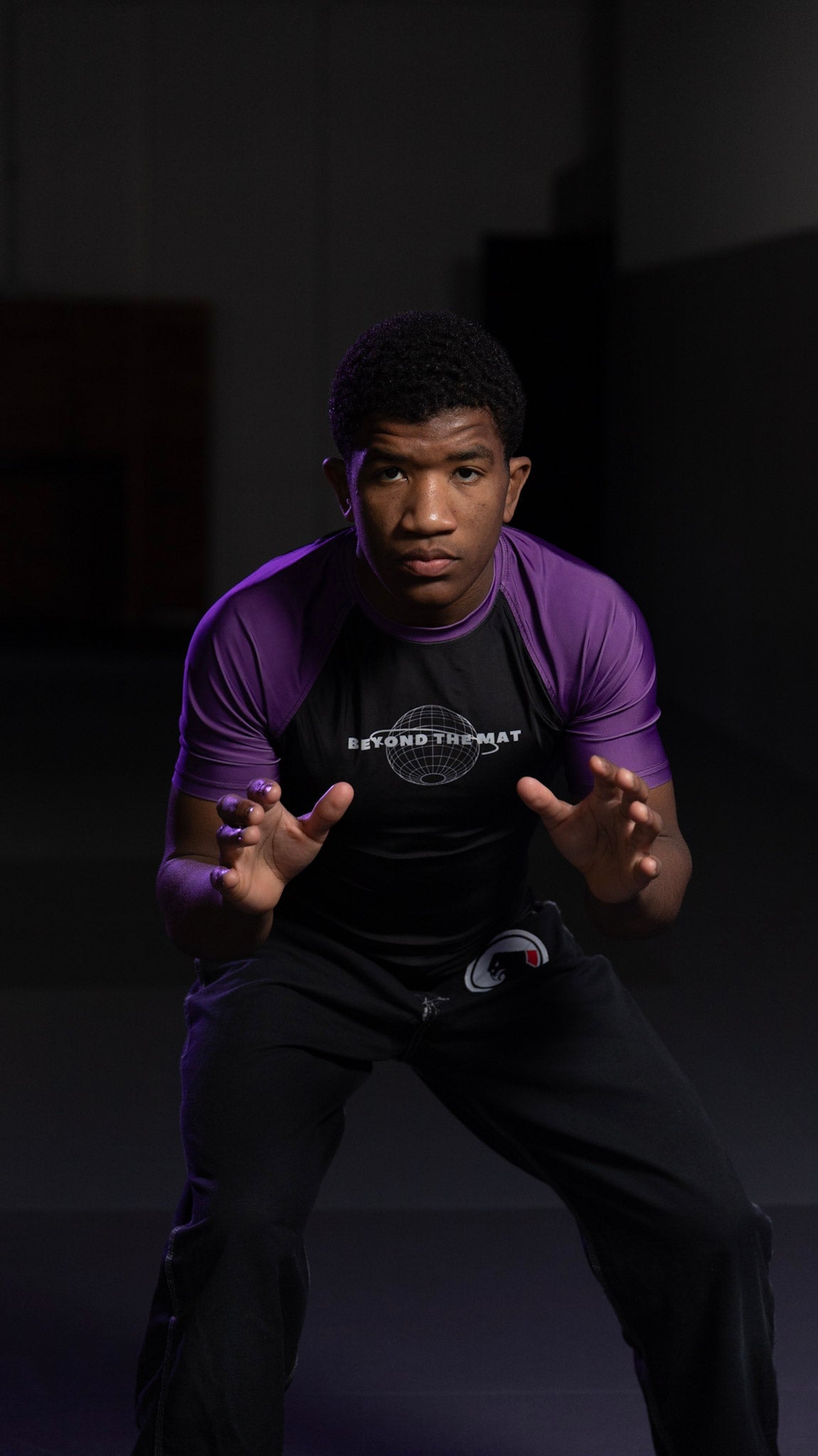Purple Belt Ranked Rash Guard
