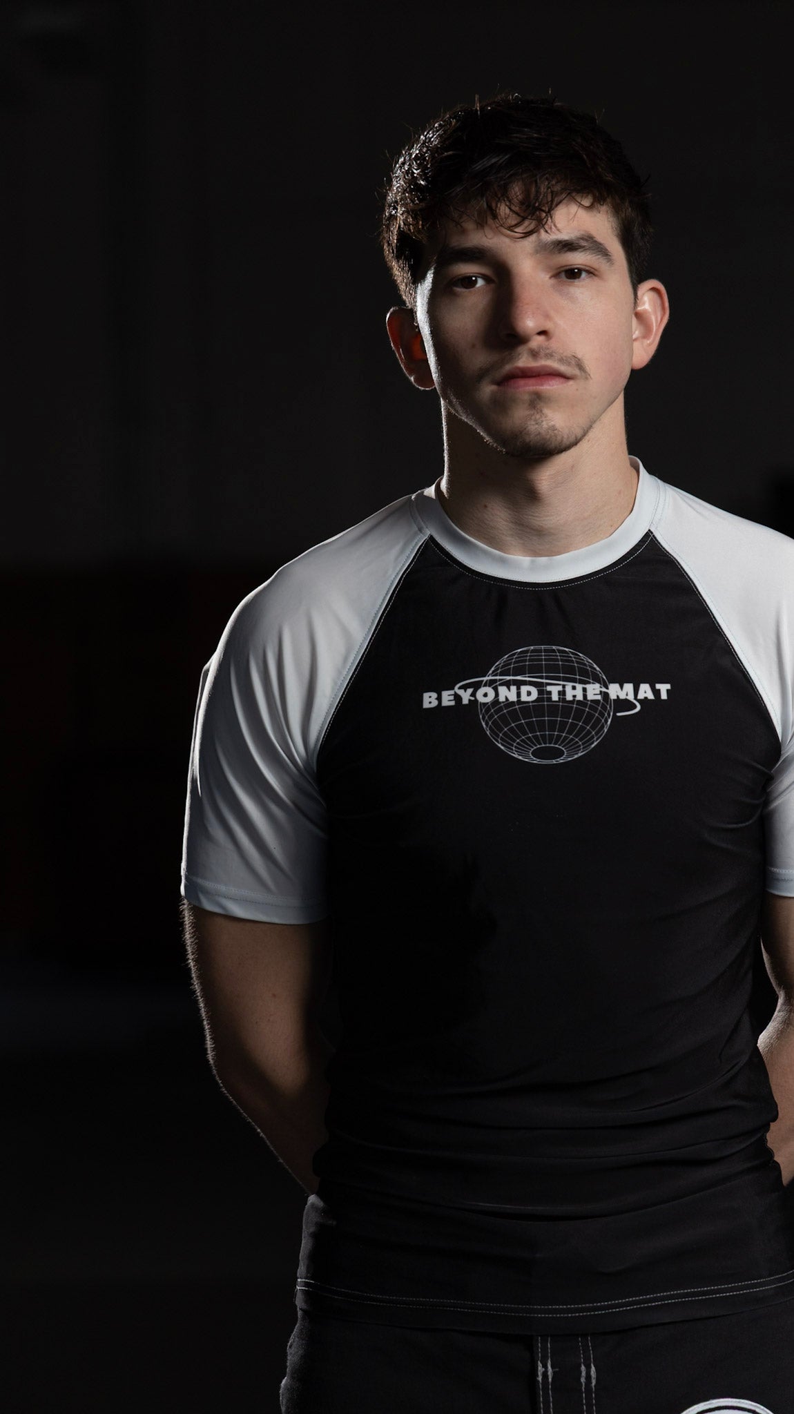 White Belt Ranked Rash Guard