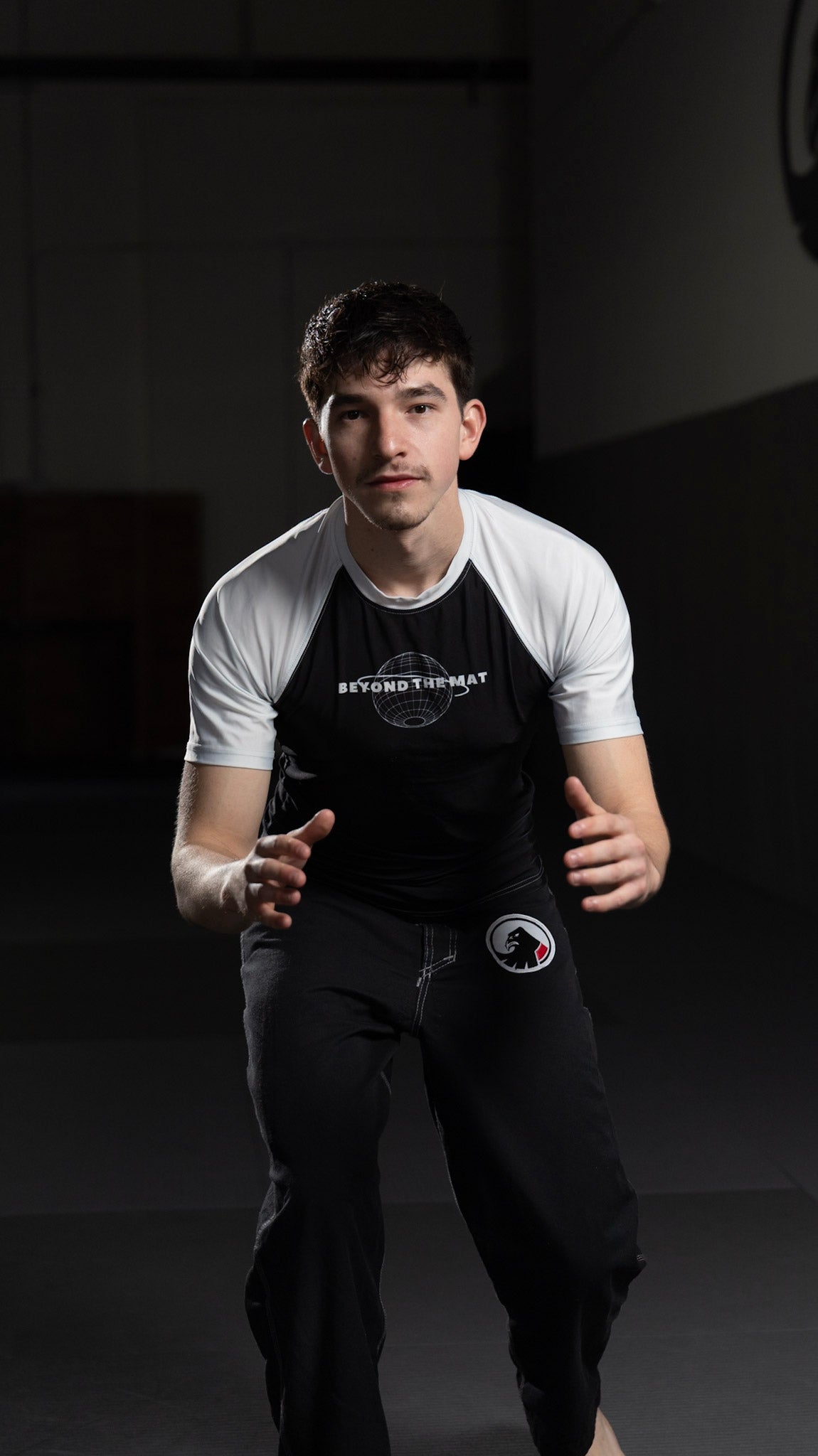 White Belt Ranked Rash Guard