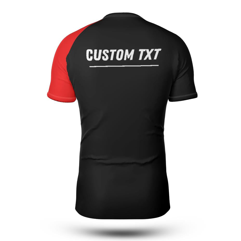 Black Belt Ranked Rash Guard