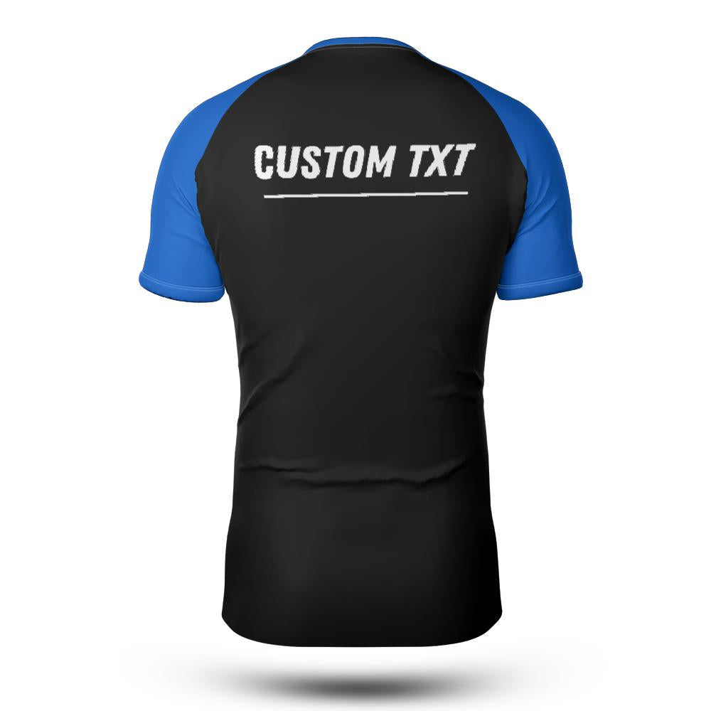 Blue Belt Ranked Rash Guard