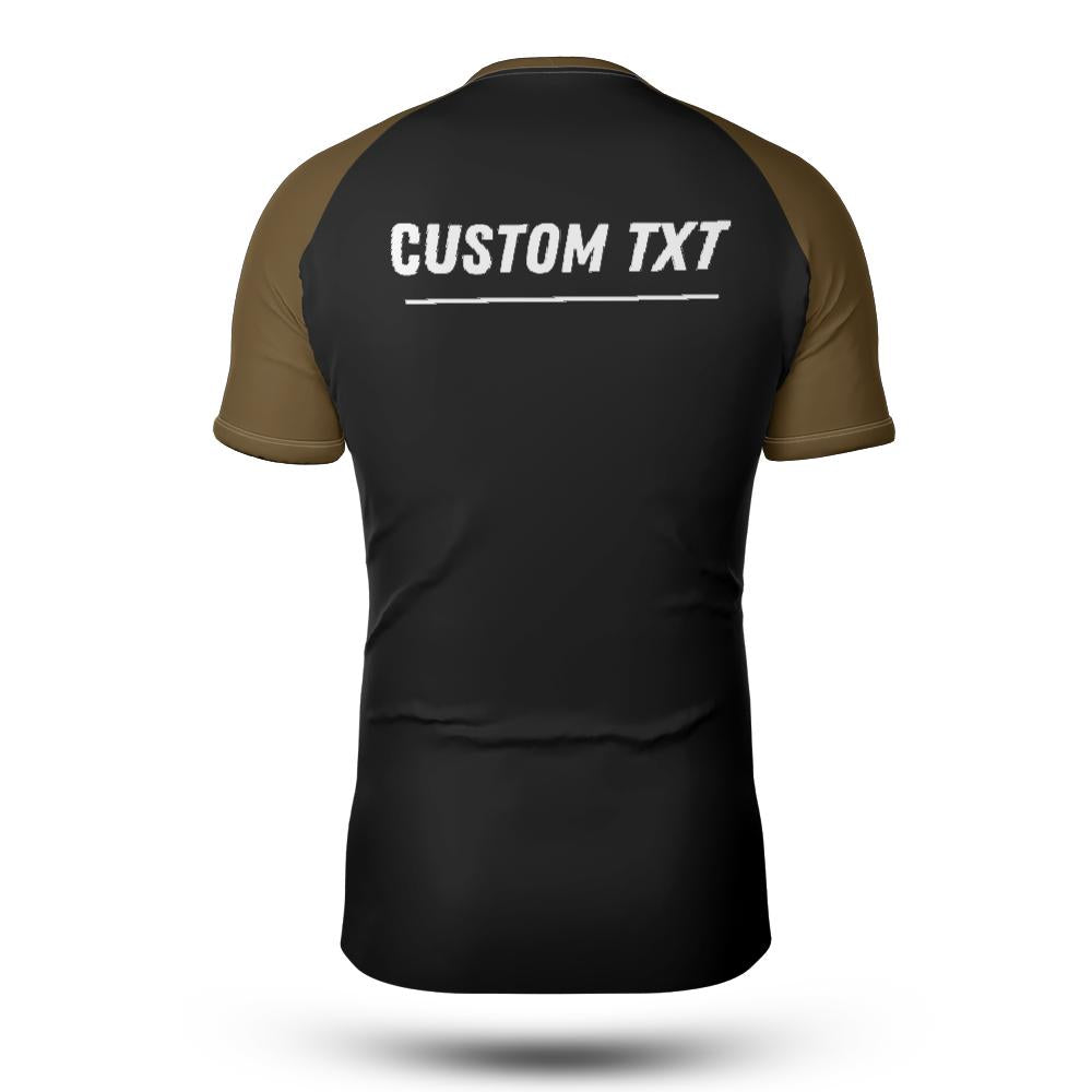 Brown Belt Ranked Rash Guard