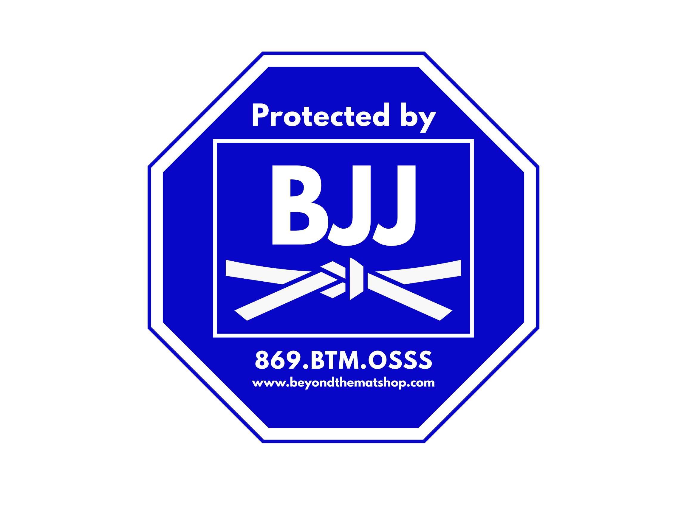 PROTECTED BY BJJ Yard-Sign