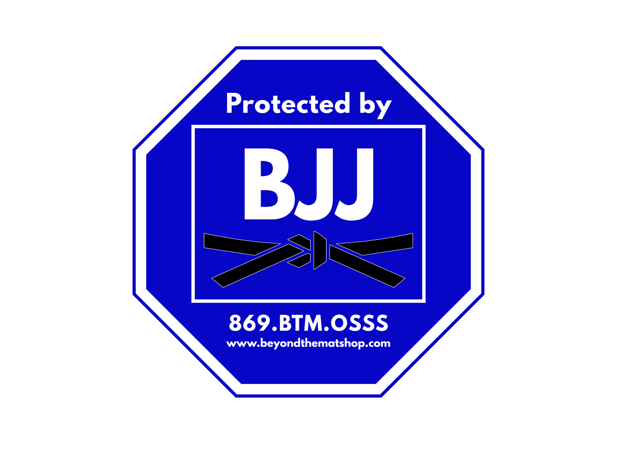 PROTECTED BY BJJ Yard-Sign